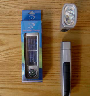 Solar White Light Torch